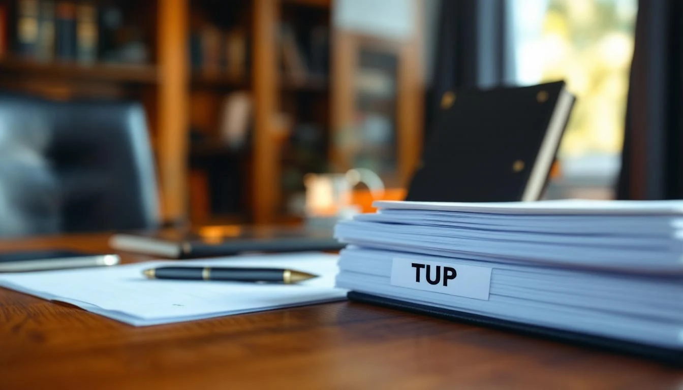 Réussir vos formalités TUP sans erreur ni oubli